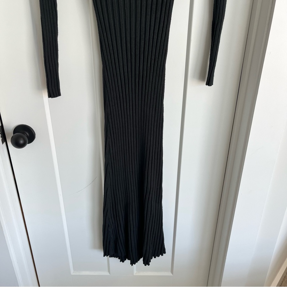 XS Ribbed Maxi Bodycon Dress - Picture 5 of 12
